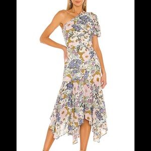 ASTR The Label Santorini Dress in Off White Retro Floral from Revolve